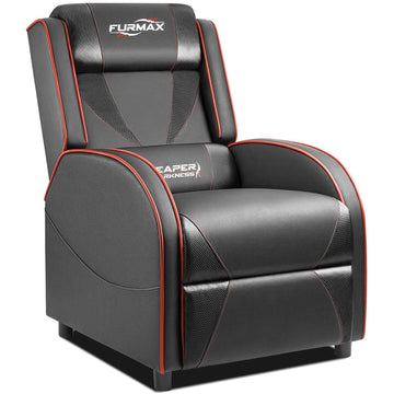 Homall Gaming Recliner Chair Racing Style Single Ergonomic Lounge Sofa PU Leather Reclining Home Theater Seat for Living Room